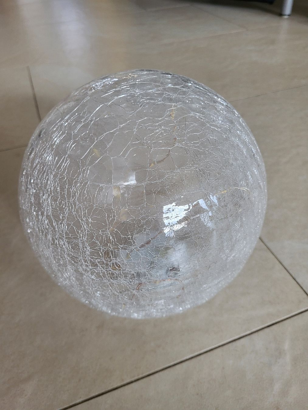 Bicchieri: Glaskugel LED, Durchmesser rund 20 cm – Usato da Detligen venduto da sonne078