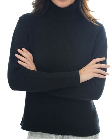Balldiri 100% Kaschmir Pullover Damen Rollkragen 8-fädig M