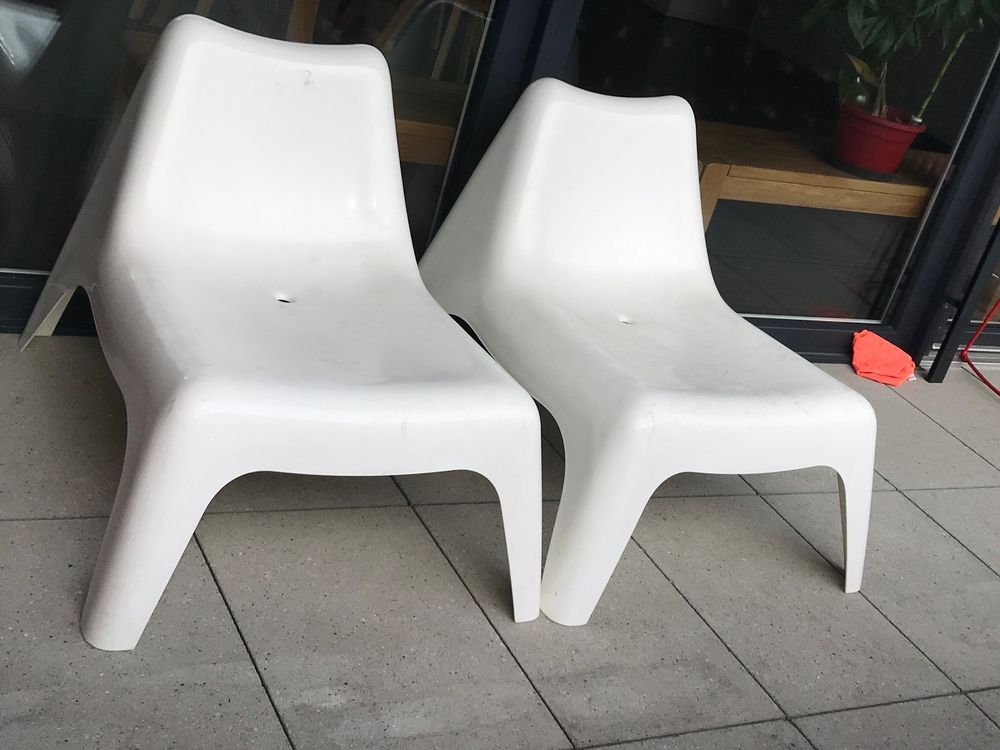 2 Ikea plastic Garten stuhl Kaufen auf Ricardo