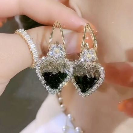 Ohrringe & -stecker: Ohrhänger, Ohrstecker, Modeschmuck, Damen, Herz – Neu (gemäss Beschreibung) aus Luzern von Krista1 2
