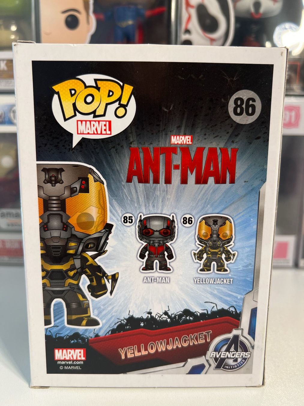 Funko Figuren: Funko POP! Marvel Ant-Man Yellow Jacket Edition Limitée Glow – Neu und originalverpackt aus Le Mouret von perfectbijou 2