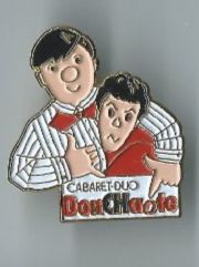 Plaketten & Abzeichen: Cabaret Duo DonChaote, Pin – Gebraucht aus Zürich von t24_de
