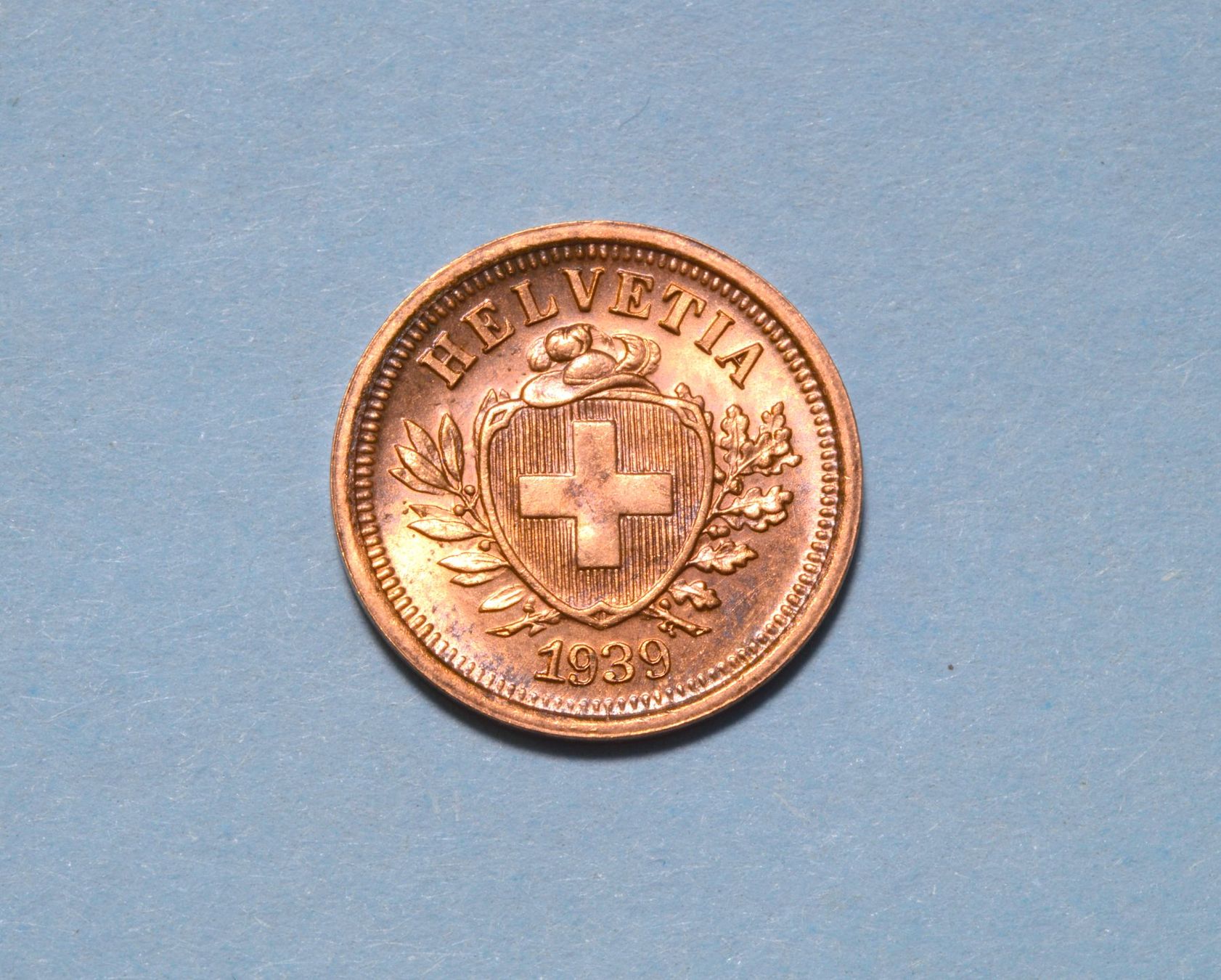 Tutti le monete: 1 Rappen 1939 – Usato da Oberglatt ZH venduto da ZH111