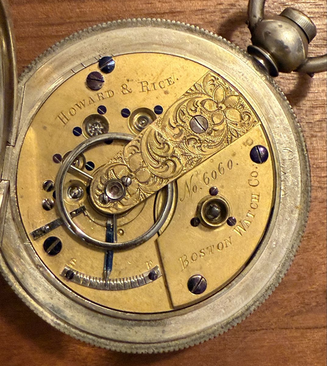 Orologi: Silver pocket watch, E.Howard & C.Rice, #6060, Roxbury, 1858 – Usato da Stäfa venduto da Uhrenthusiast 6