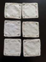Feine Untersetze, 6 Stk, Vintage, Haushalts Textil, Spitz...