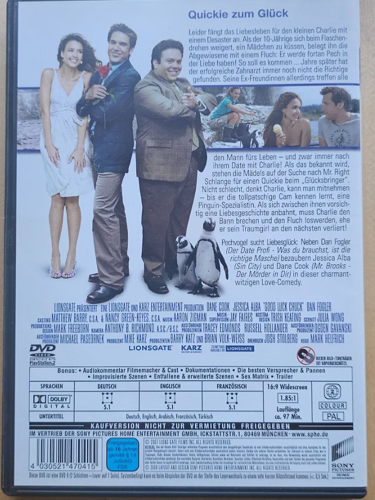 Tous les DVDs: DER GLÜCKSBRINGER/ DVD – D'occasion à Geuensee par jes_9xyk 1