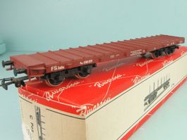 Rivarossi H0 C Poz FS Flachwagen mit Rungen