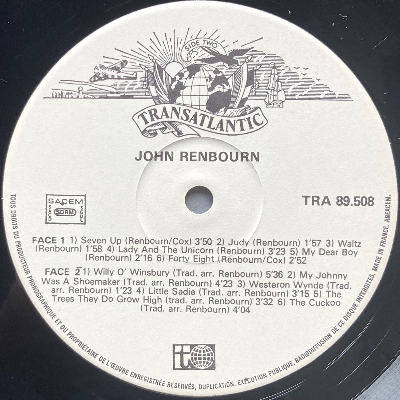 Schallplatten: JOHN RENBOURN - JOHN RENBOURN – Gebraucht aus Poliez-Pittet von Newtown-Records 2