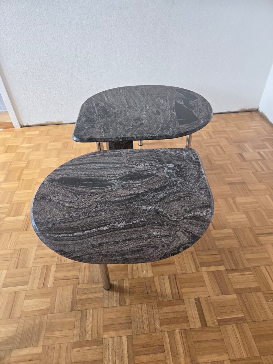 Tables: 2er Set Marmortische – D'occasion à Schmidrüti par nathalie.18 1