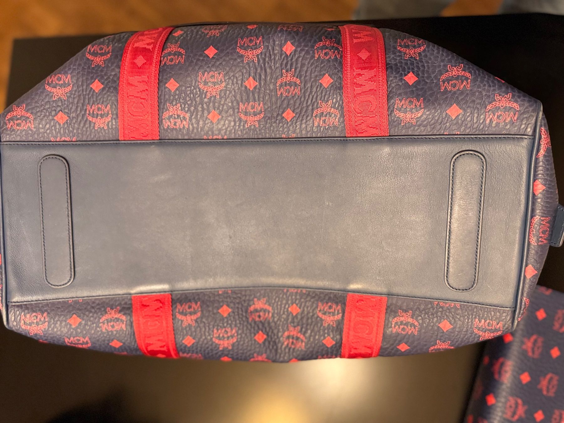 Mcm Taschen: MCM - Ottomar Weekender in Visetos - Deep Blue Sea – Gebraucht aus Zollikon von Romainporot 6