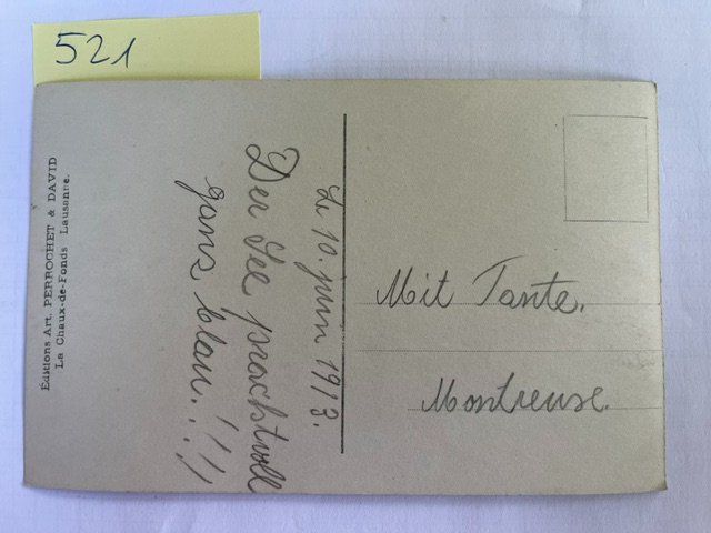 Ansichtskarten: alte Ansichtskarte Dampfschiff Lac Léman, 1913 – Gebraucht aus Niederwil AG von dahu75 1