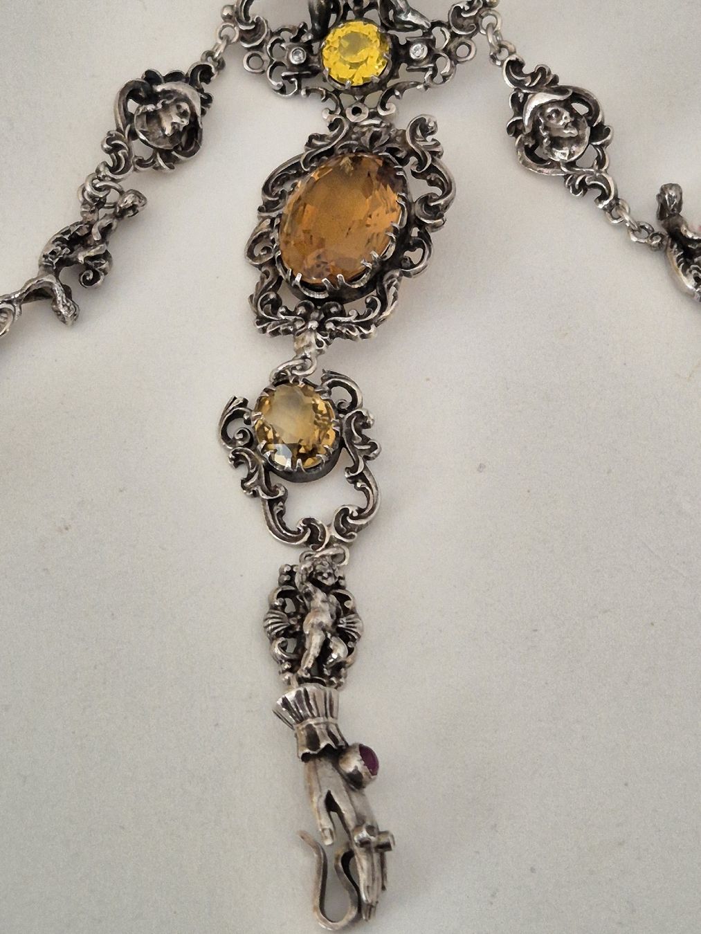 Anhänger: Antik Chatelaine / sur Poche Charivari Silber Putti Siegel – Gebraucht aus Russikon von eunicetungol 2