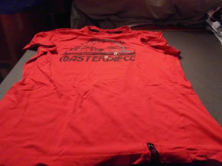 T-Shirt ca. Grösse M, rot/Aufdruck Tuning de Lux