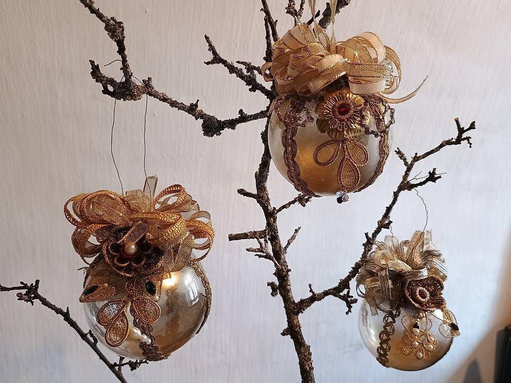 Alle Dekorationen: Hochwertige Christbaumkugeln – Gebraucht aus Ramosch von chacarera 3