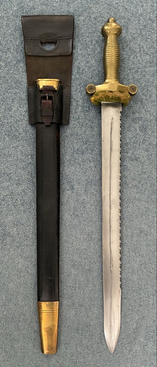 Stichwaffen: Faschinenmesser Vaud 1842/52 – Gebraucht aus Gutenswil von Antiques77 5