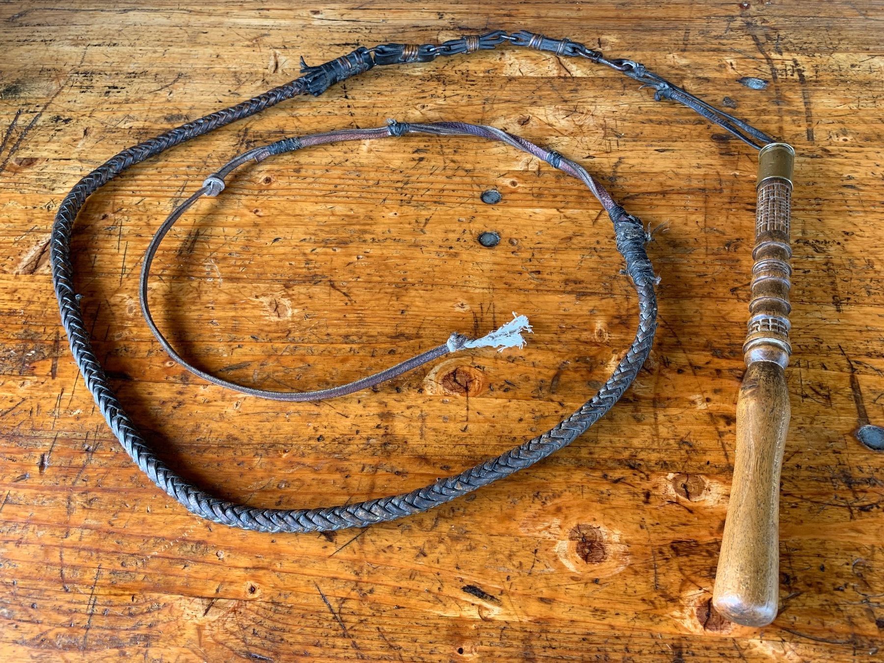 Glocken & Treicheln: schöne ungarische Hirtenpeitsche – Gebraucht aus Feldbach von Olive1 1