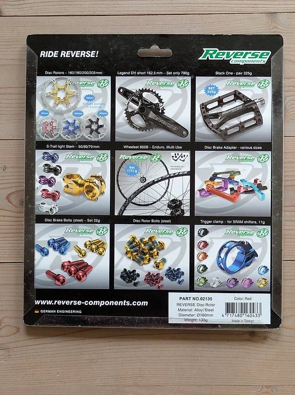 Pezzi di ricambio: Reverse Disc Rotor 180mm – Nuovo (secondo la descrizione) da Auslikon venduto da stefanwey 1