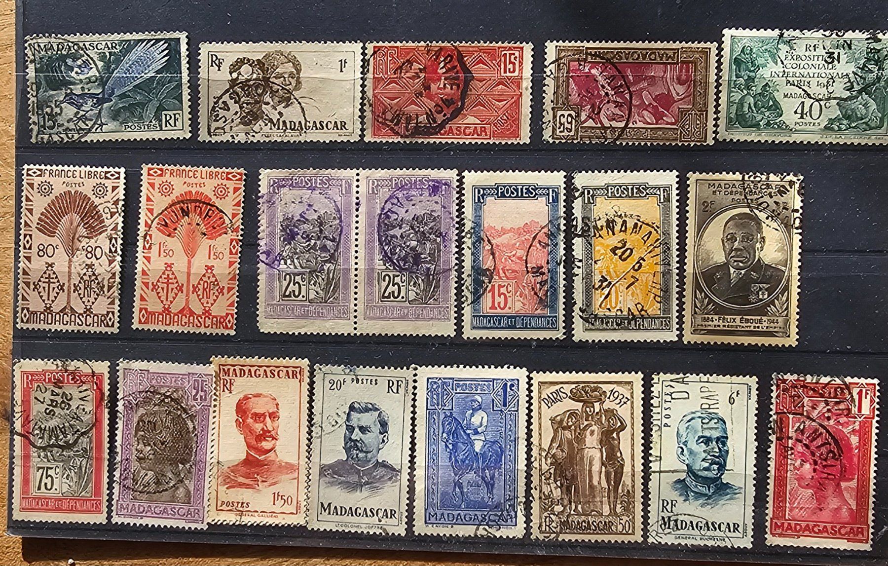 Tutti i francobolli: Colonies françaises - Madagascar – Usato da Les Valettes venduto da Nuba1