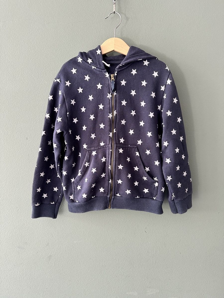 Petit Bateau Pullover & Sweatshirts: Sternensweatjacke Petit Bateau 128  – Gebraucht aus Winterthur von Zip8