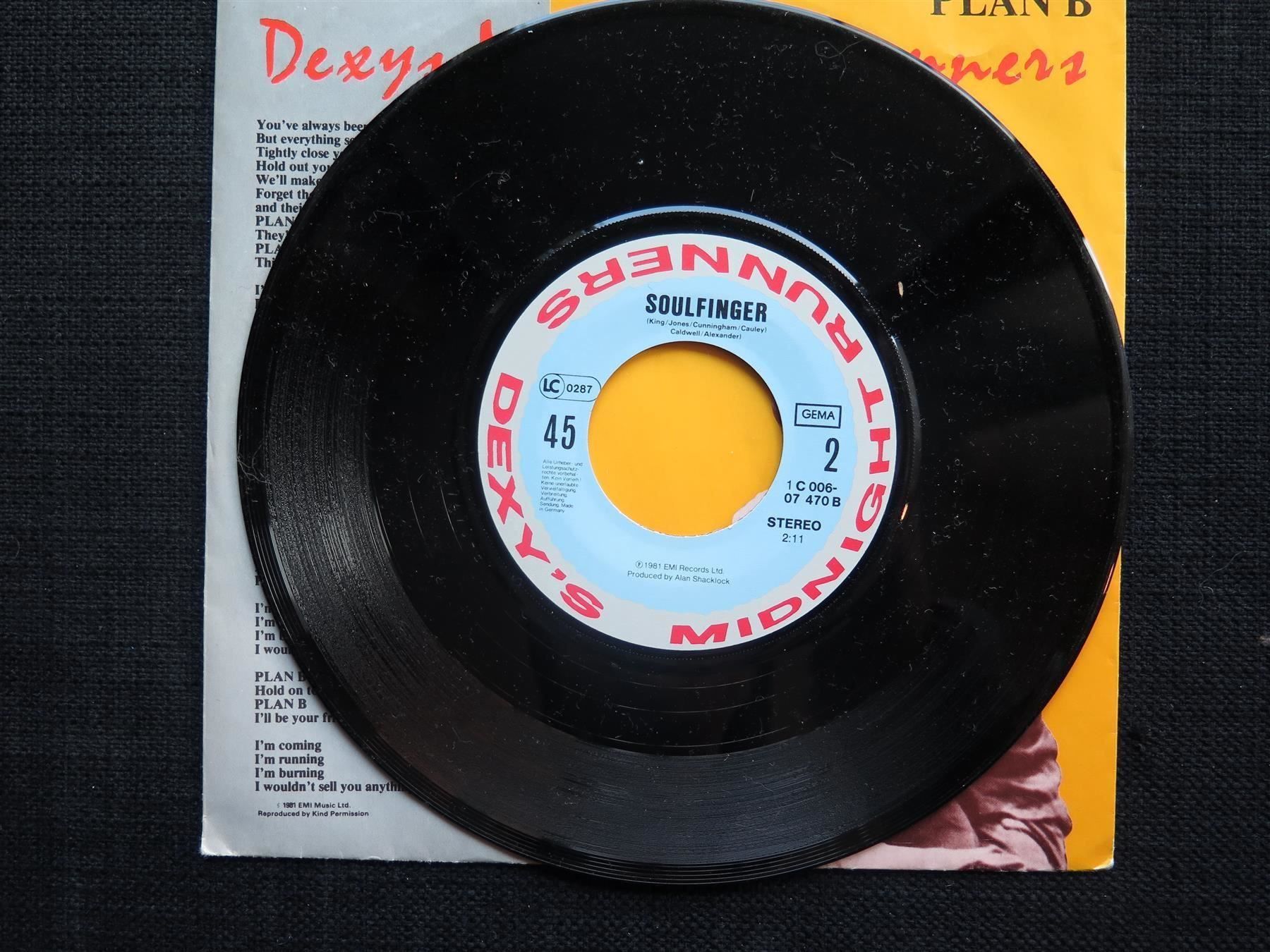 Dischi in vinile: (p) Single: DEXYS MIDNIGHT RUNNERS: Plan B – Usato da Bern venduto da Balzamico 3