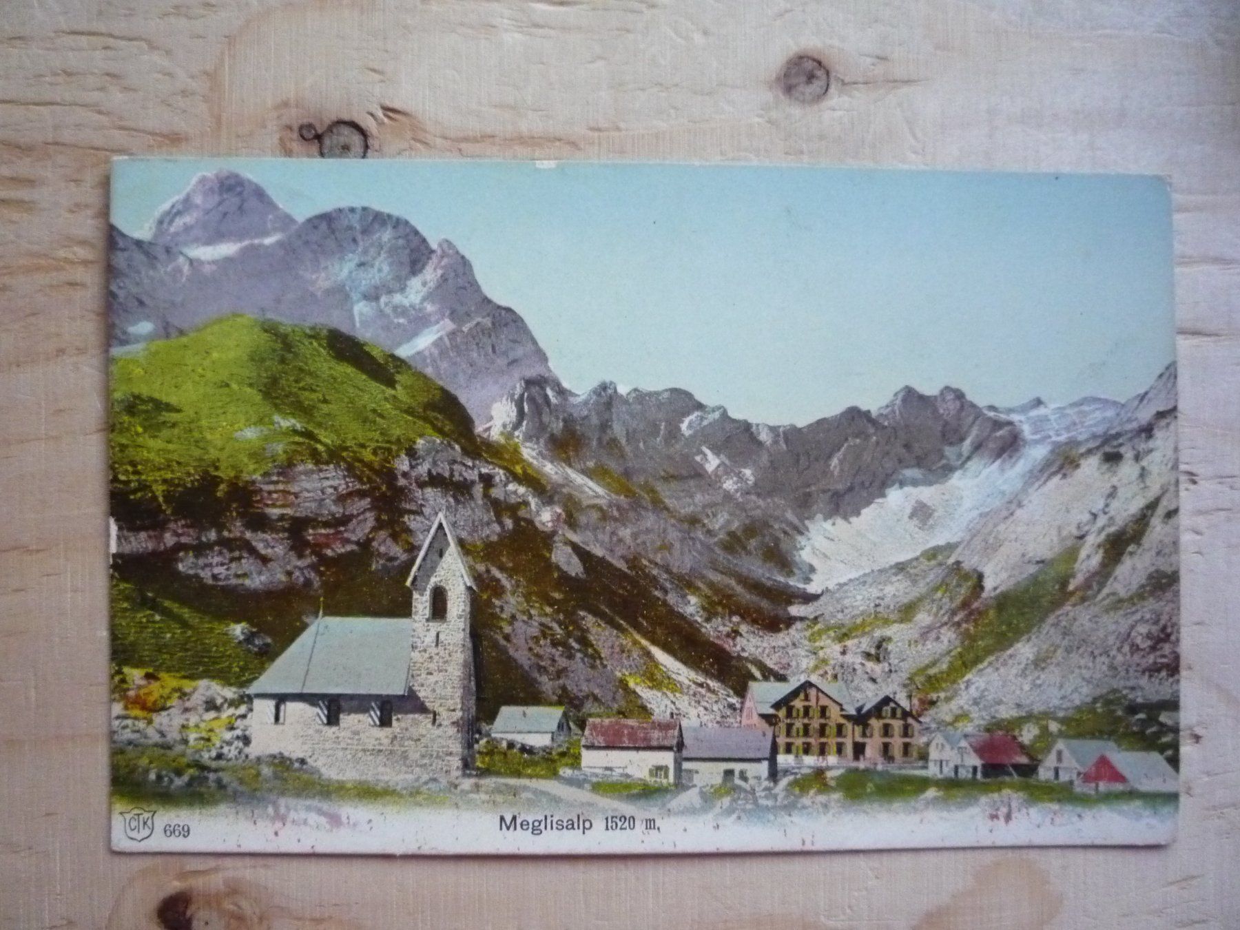 Cartoline postali: Meglisalp, 6.IX.09 – Usato da Rieden SG venduto da Brockehuesli