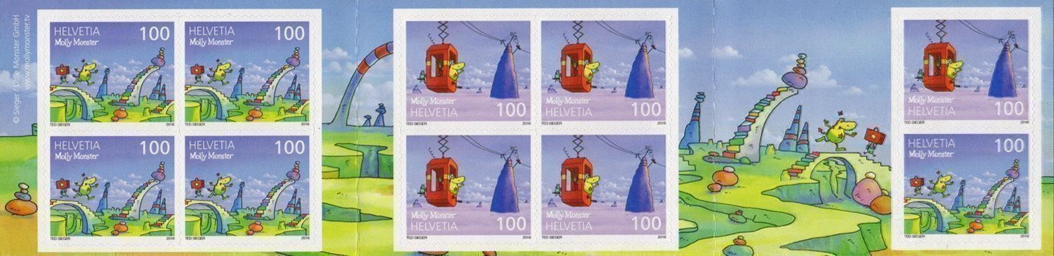 Tutti i francobolli: Markenheft Molly Monster** – Nuovo (secondo la descrizione) da Dottikon venduto da haeusibuh5