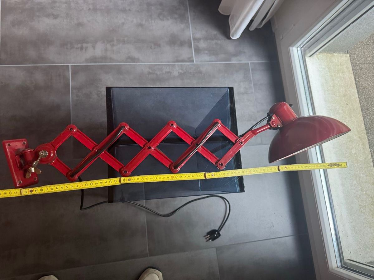 Kaiser Lampen: Kaiser Idell Scherenlampe rot – Gebraucht aus Schaffhausen von Mano99 6