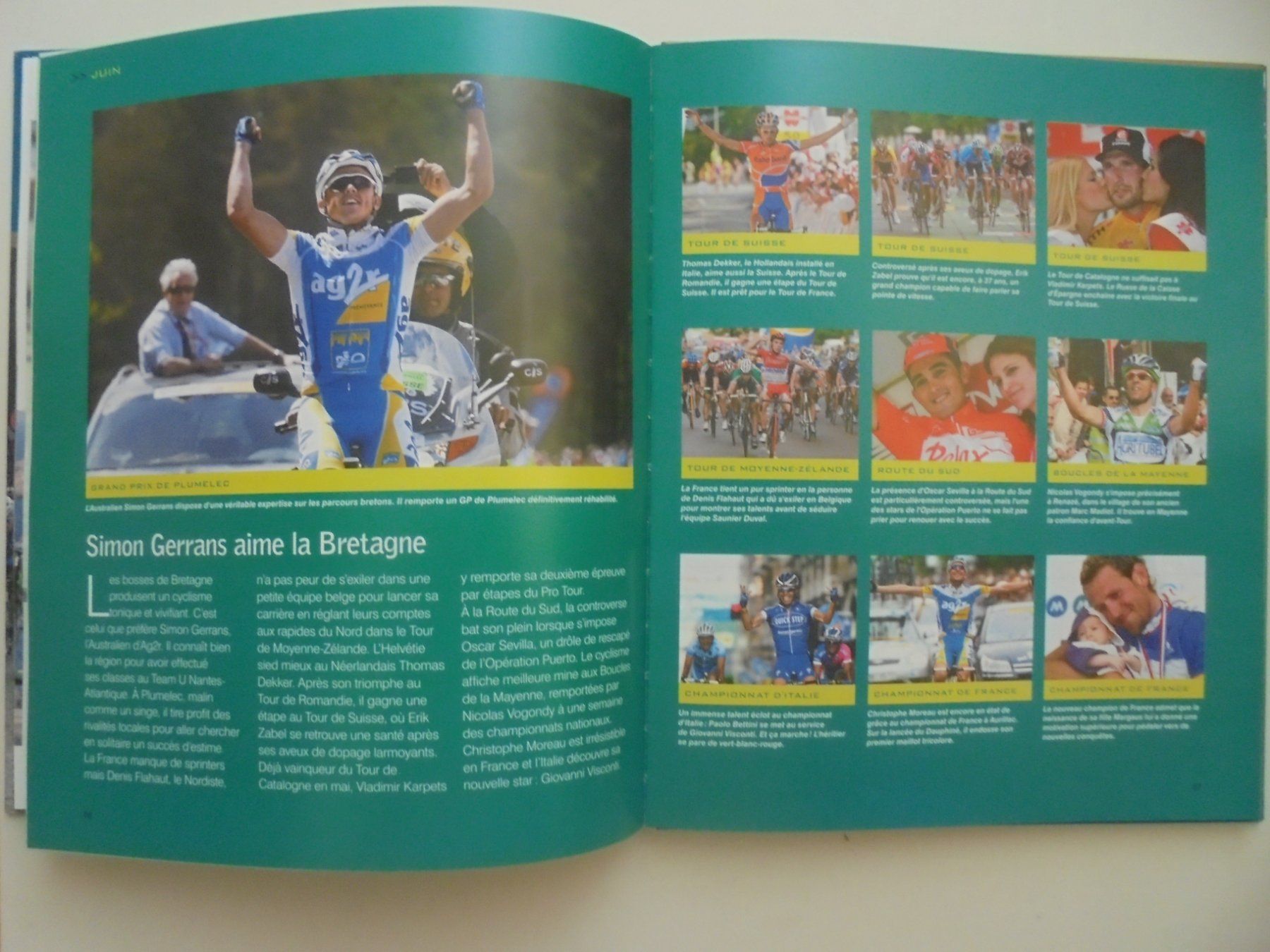 Libri: " livre d' or cyclisme 2007 " 144 pages, grand format – Usato da Crissier venduto da Promopost 5