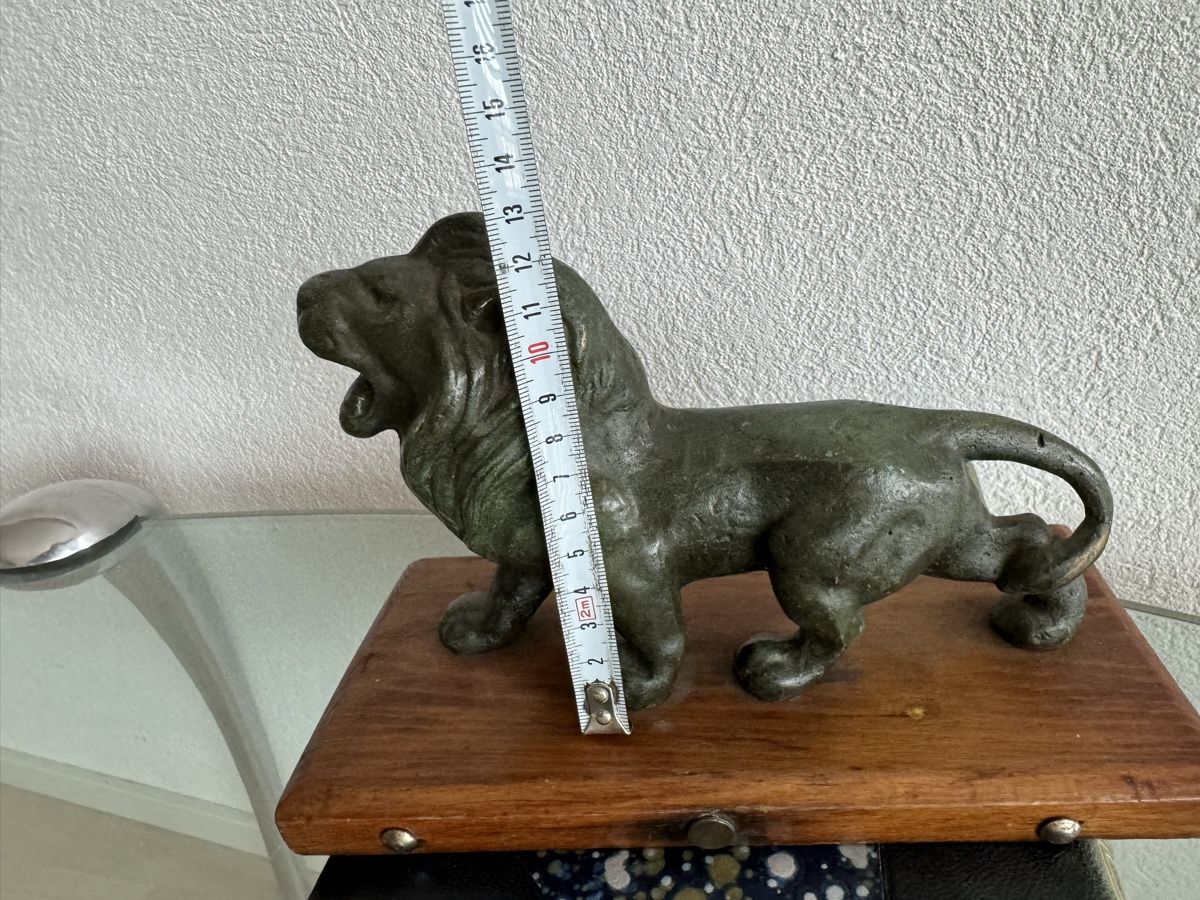 Skulpturen & Statuen: Antik Messing Bronze Löwe Figur Original Alt Massiv – Gebraucht aus Morges von SevArt 4