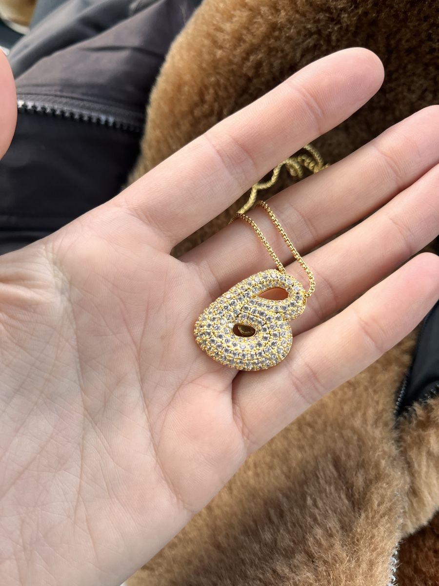 Catenine: Goldene Halskette mit Anhänger Strass – Nuovo e nell'imballaggio originale da Dotzigen venduto da White_Warrior 2
