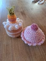 Süsse Amigurumi-Muffins: gehäkelt, Kinderküche, Sommerdeko🧁