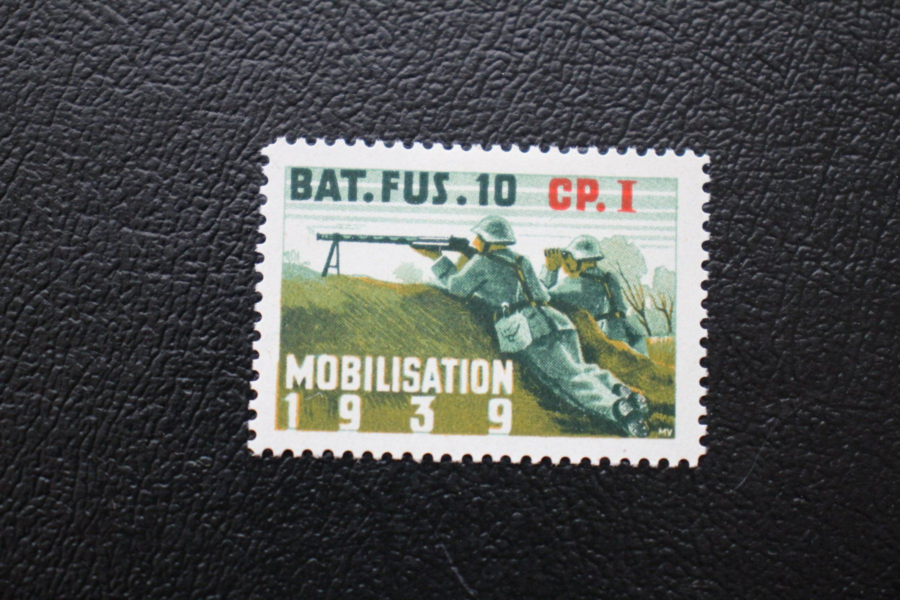 Alle Briefmarken: BAT. FUS. 10 CP. I  MOBILISATION 1939 – Gebraucht aus Wiedlisbach von Hrudolfo