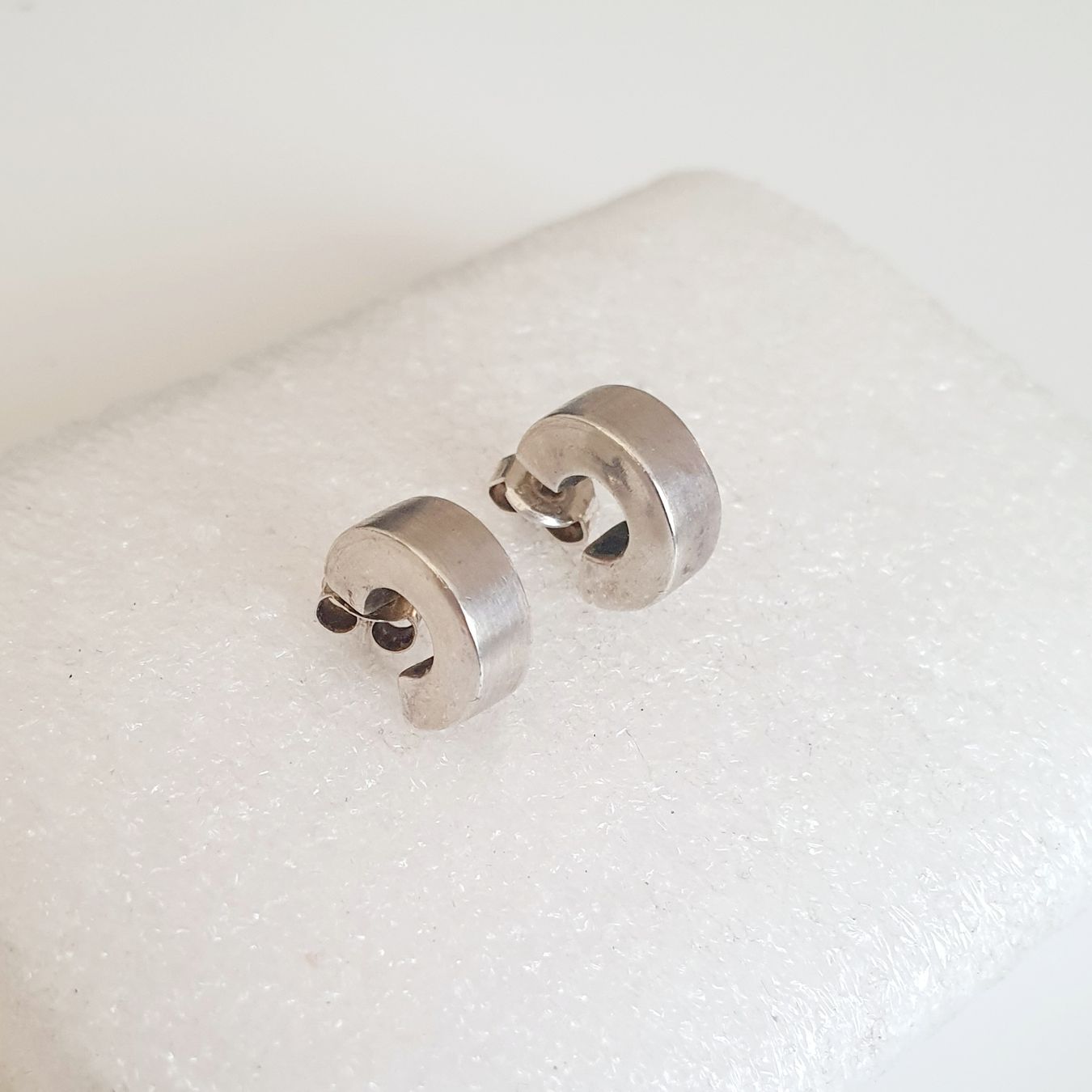 Boucles d'oreille: 925 Silber Ohrringe Ohrstecker Halbkreis  – D'occasion à Kreuzlingen par Wunderkiste123 4