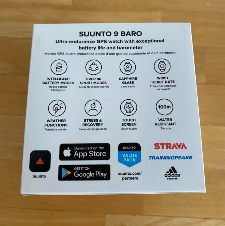 Suunto Smartwatch: Suunto 9 Baro Titanium Charcoal Black – Neu (gemäss Beschreibung) aus Ebnat-Kappel von  7