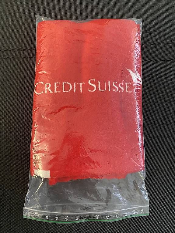 Teli da bagno: Credit Suisse Handtuch – Usato da Bäch SZ venduto da Captein 1