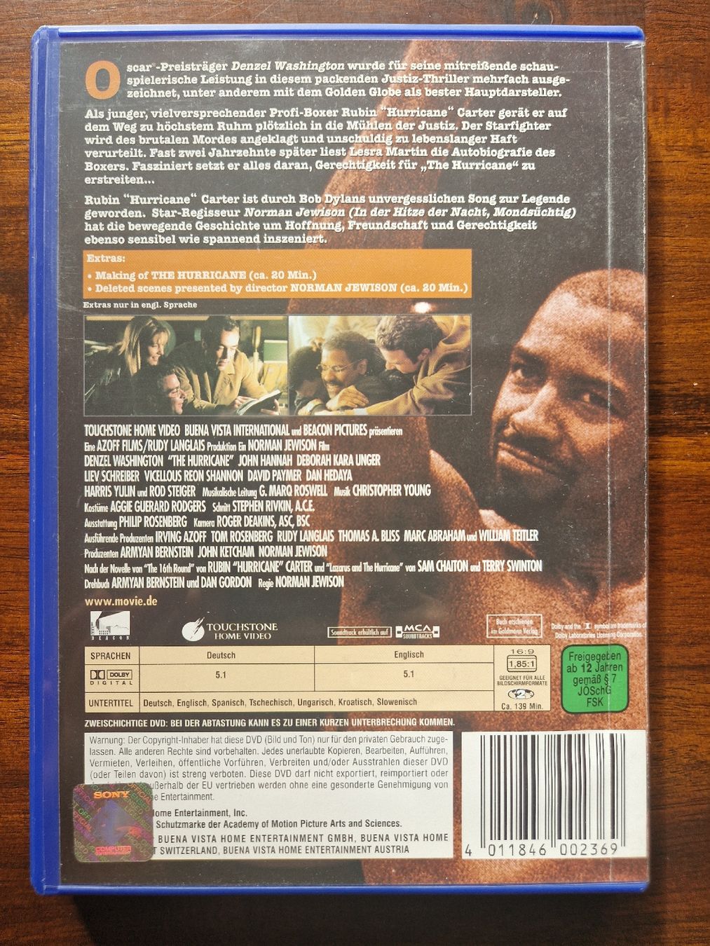 Tutti i DVDs: Hurricane DVD – Usato da Emmenbrücke venduto da alexa1983 1