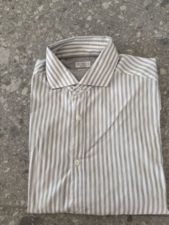 Hemd Brunello Cucinelli gestreift XL Slim Fit
