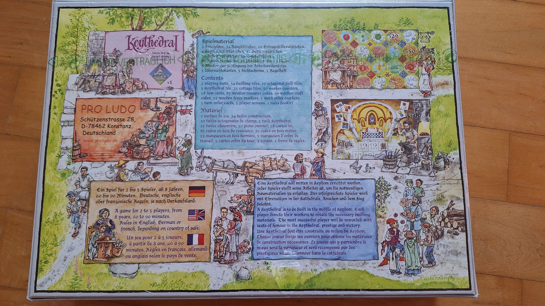 Spiele: Keythedral - Brettspiel - SEALED NEU UNGEÖFFNET – Neu und originalverpackt aus Altstätten SG von GGsGameshop 1