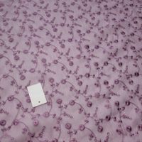 Designer Seide Chiffon 100% Sangallo Stick 2.1x1.30m Fiorini