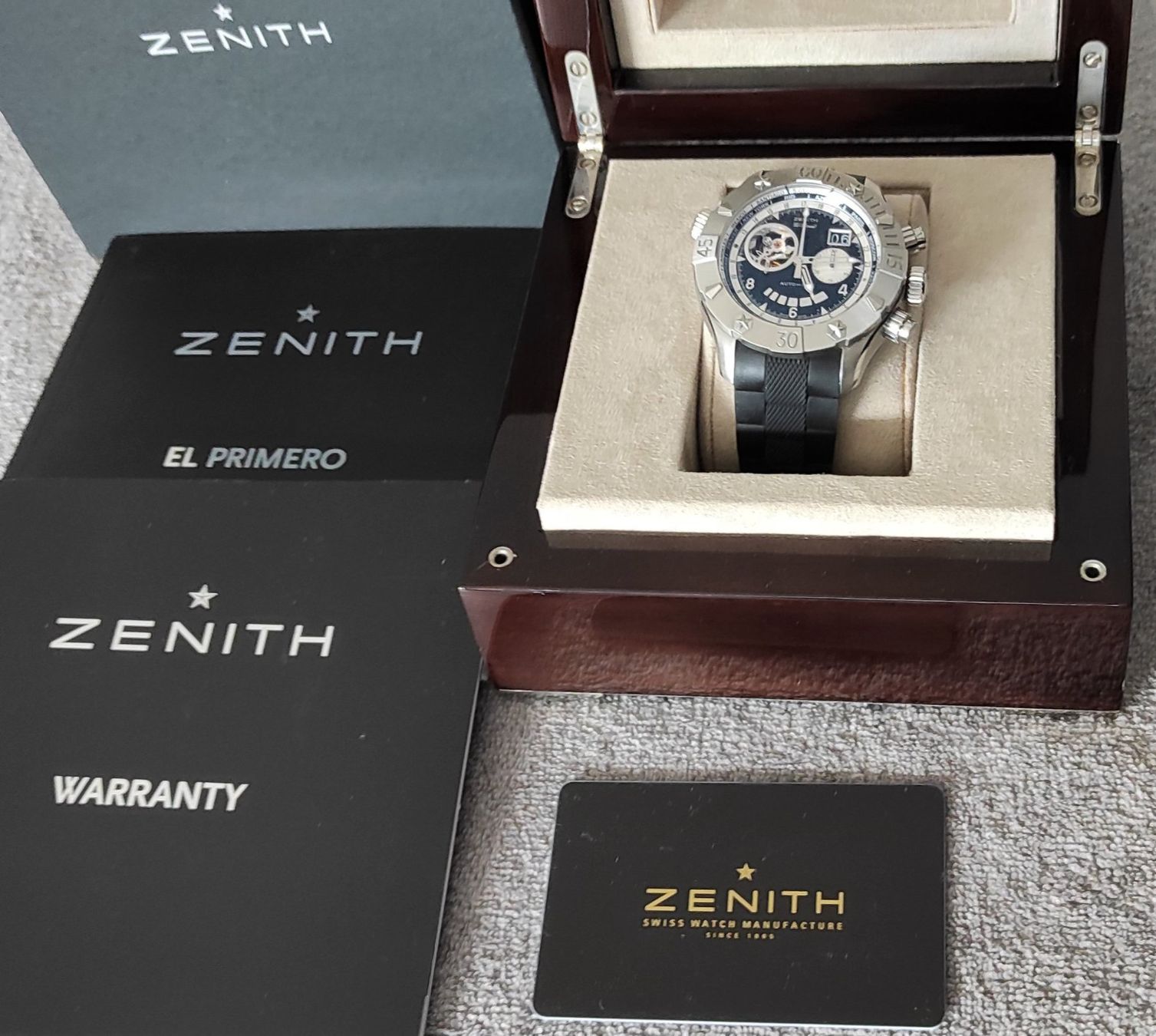 Zenith Orologi: ** ZENITH  Defy  Multicity, chronomètre ,réserve de marche * – Nuovo (secondo la descrizione) da Sierre venduto da imaginations 7