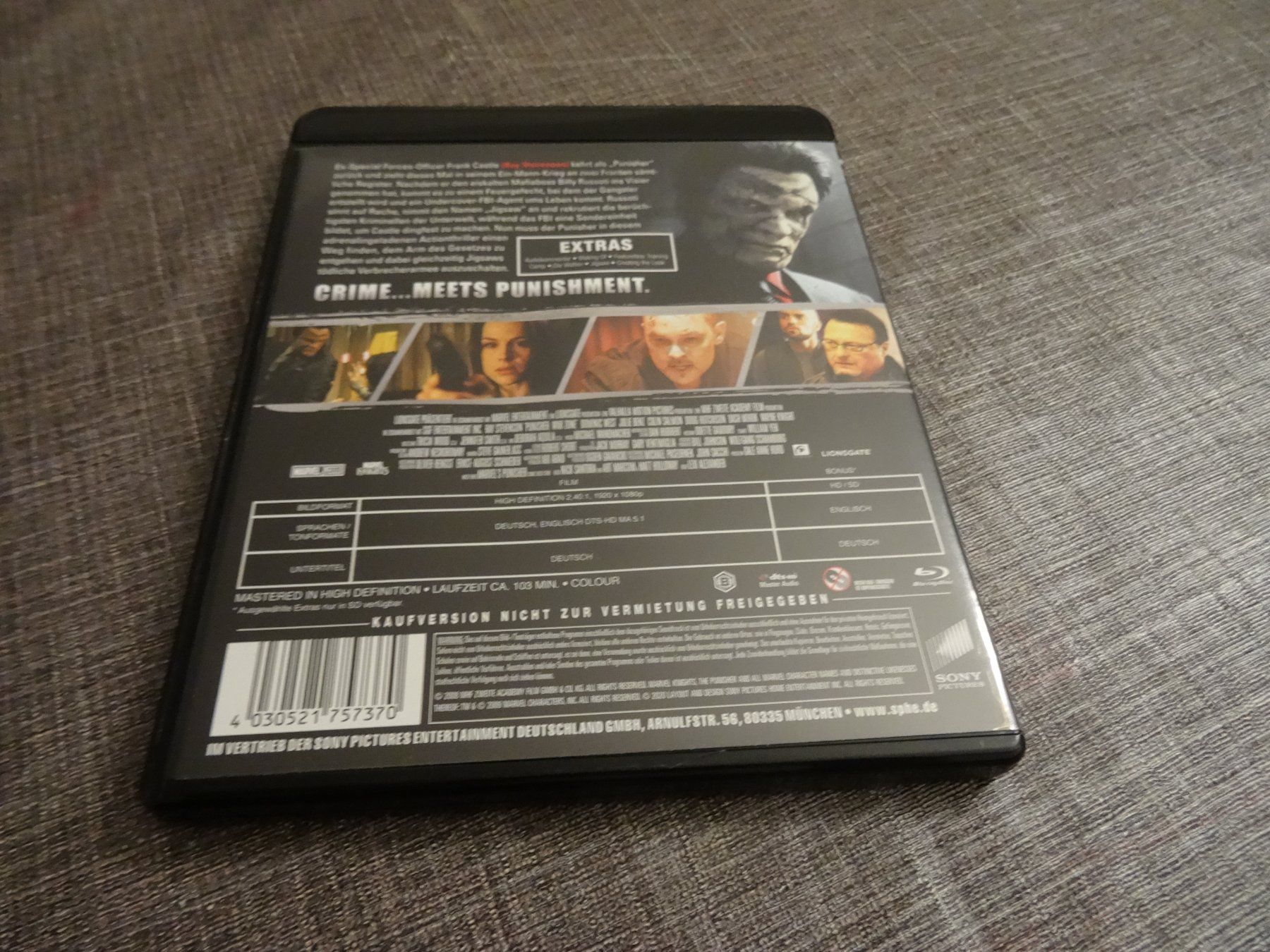 Alle DVDs: Punisher War Zone Blu-ray – Gebraucht aus Olten von Disc-Verkauf 2