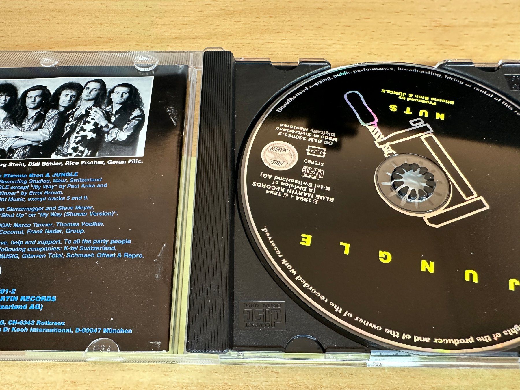 CD: Jungle – Nuts – Usato da Rikon im Tösstal venduto da Alpenmutz 2
