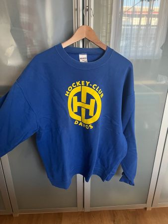 Sweater HCD Hockey Club Davos blau Grösse XL