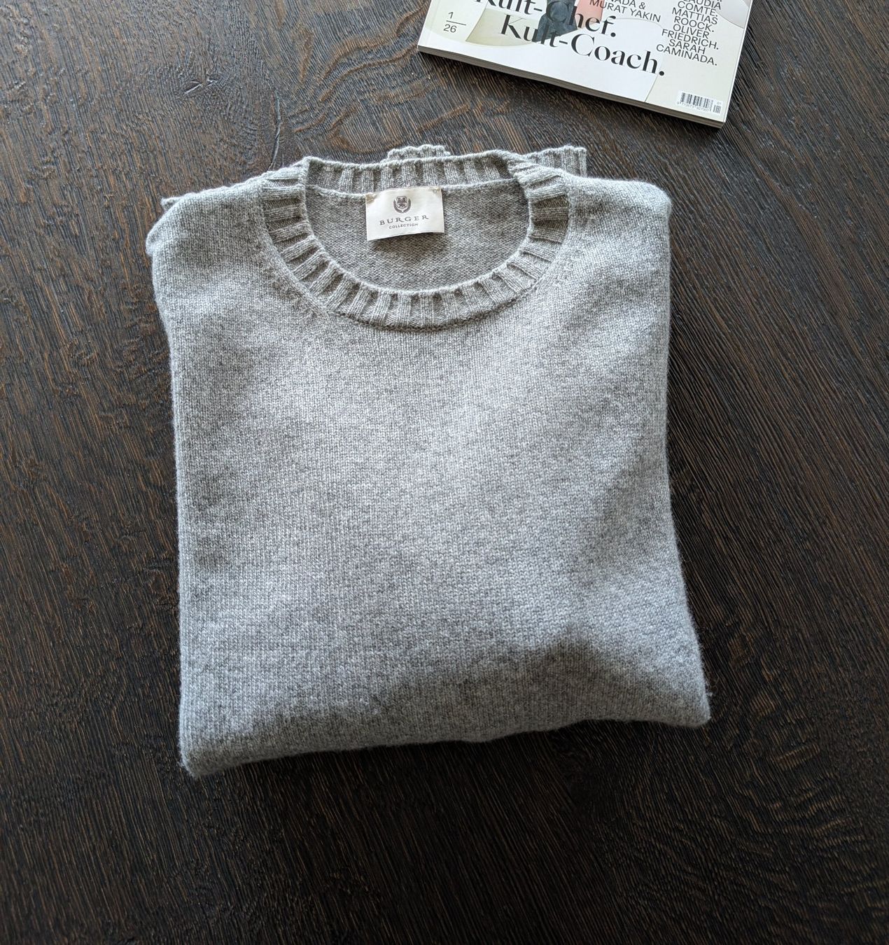Pulls & Sweat-shirts: Burger Pullover Hellgrau, Grösse 50, Merino/Kaschmir – D'occasion à Eschenbach LU par HerbRM
