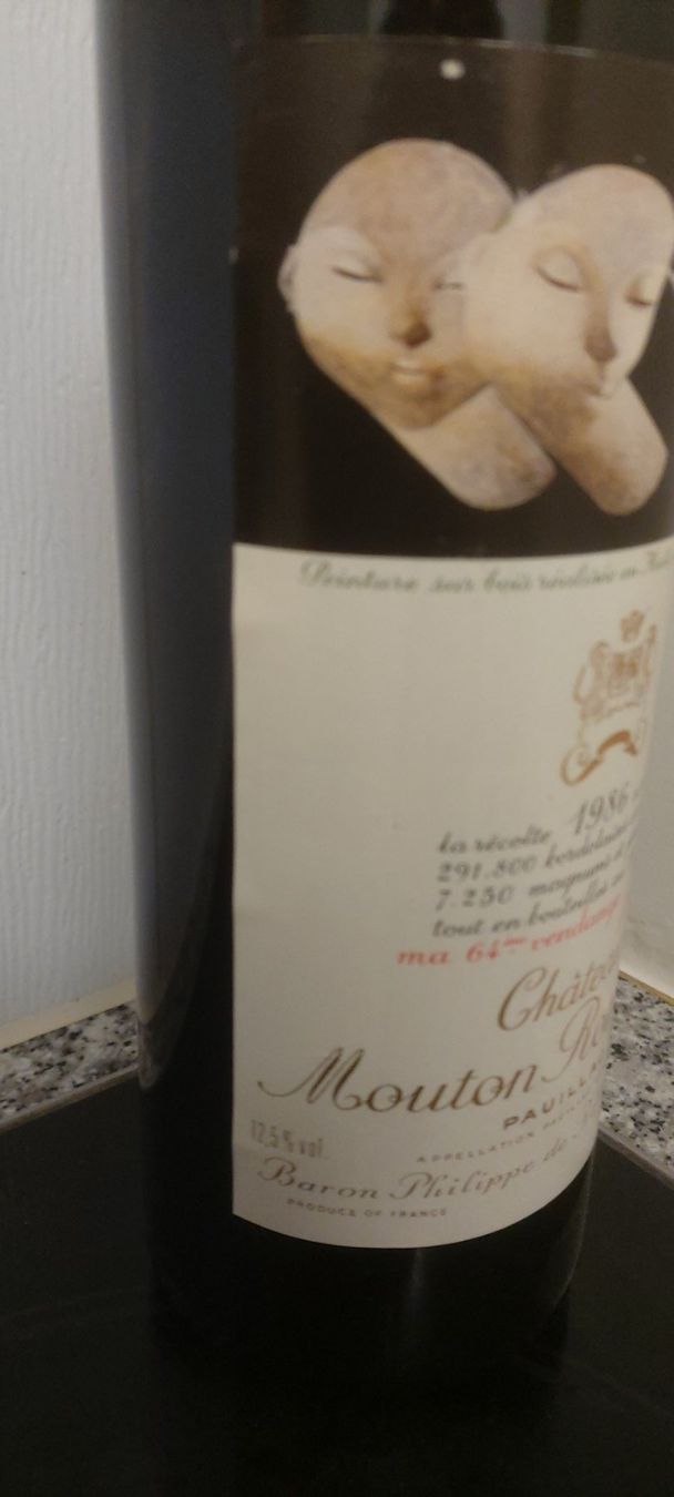 Vino: Chateau Mouton Rothschild 1986 – Nuovo (secondo la descrizione) da Grenchen venduto da poggione 2