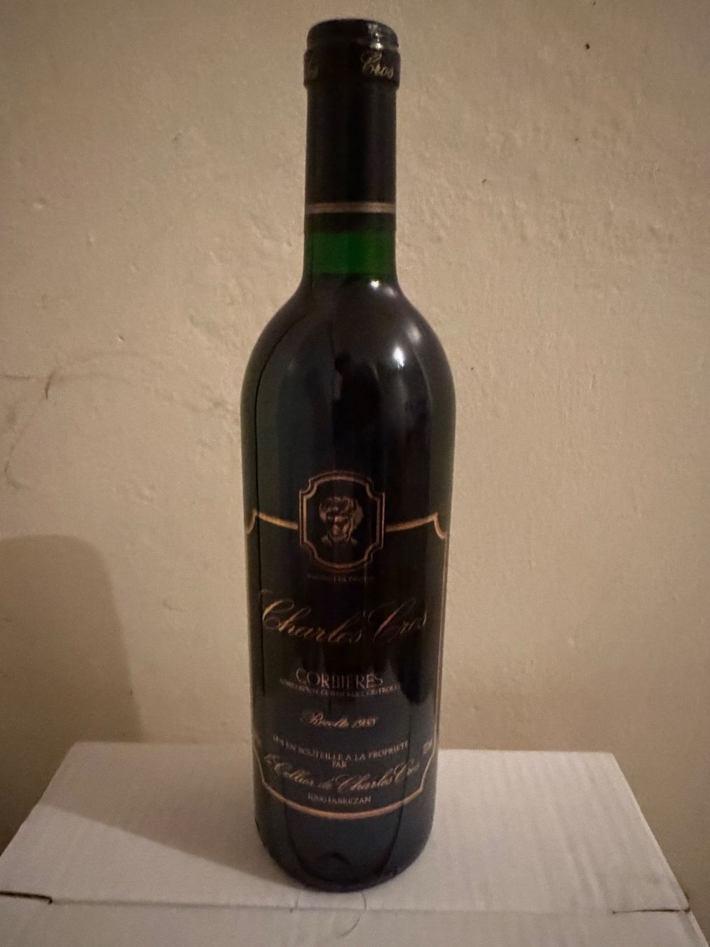 Vino: Charles Cros CORBIÈRES 1988 – Nuovo (secondo la descrizione) da Roche VD venduto da luc_jwm5