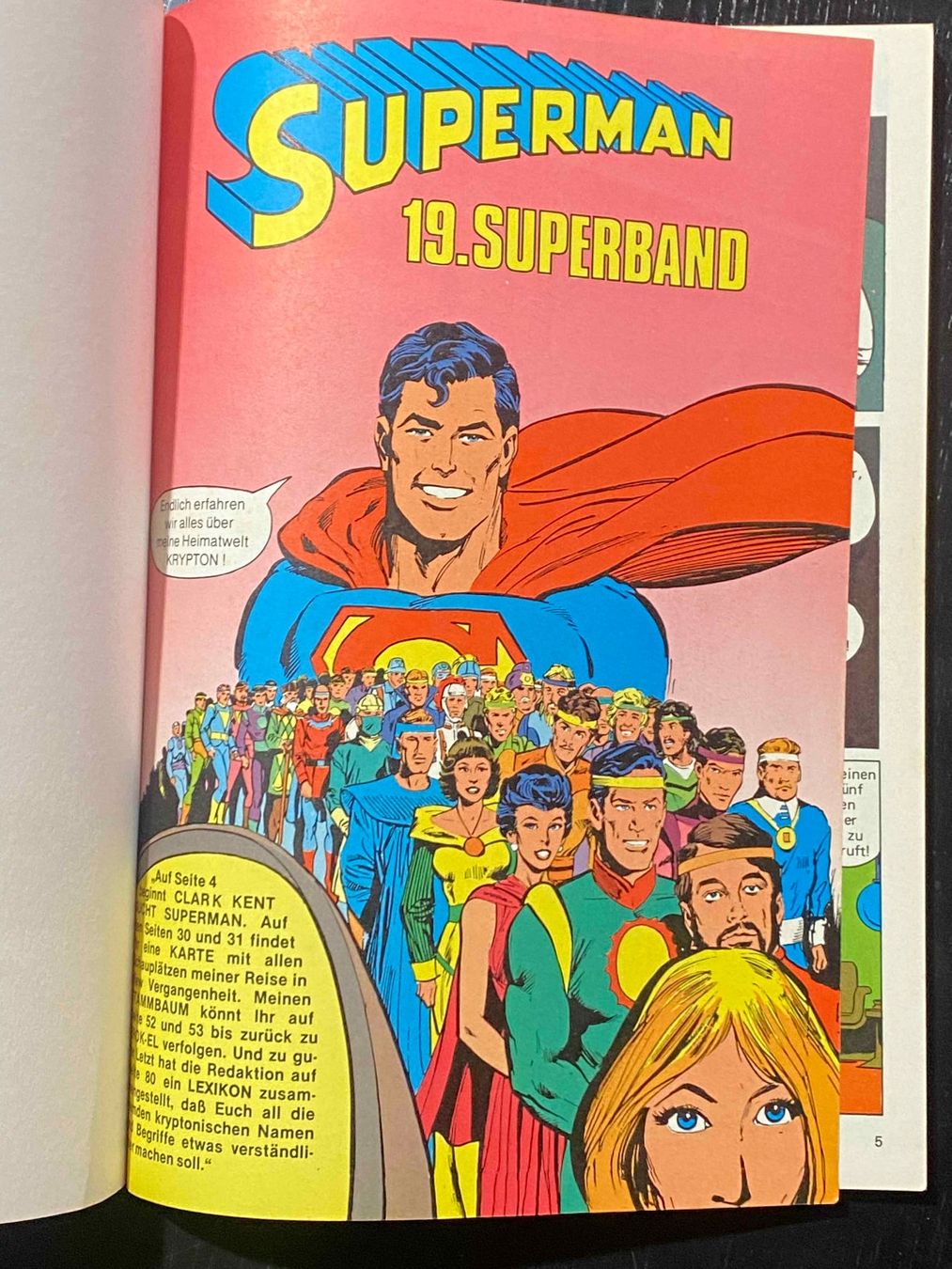 Fumetti: SUPERMAN 19. SUPERBAND 1.Auflage /DIN A4 – Usato da Zuerich venduto da SonderArt-Wertgut 1