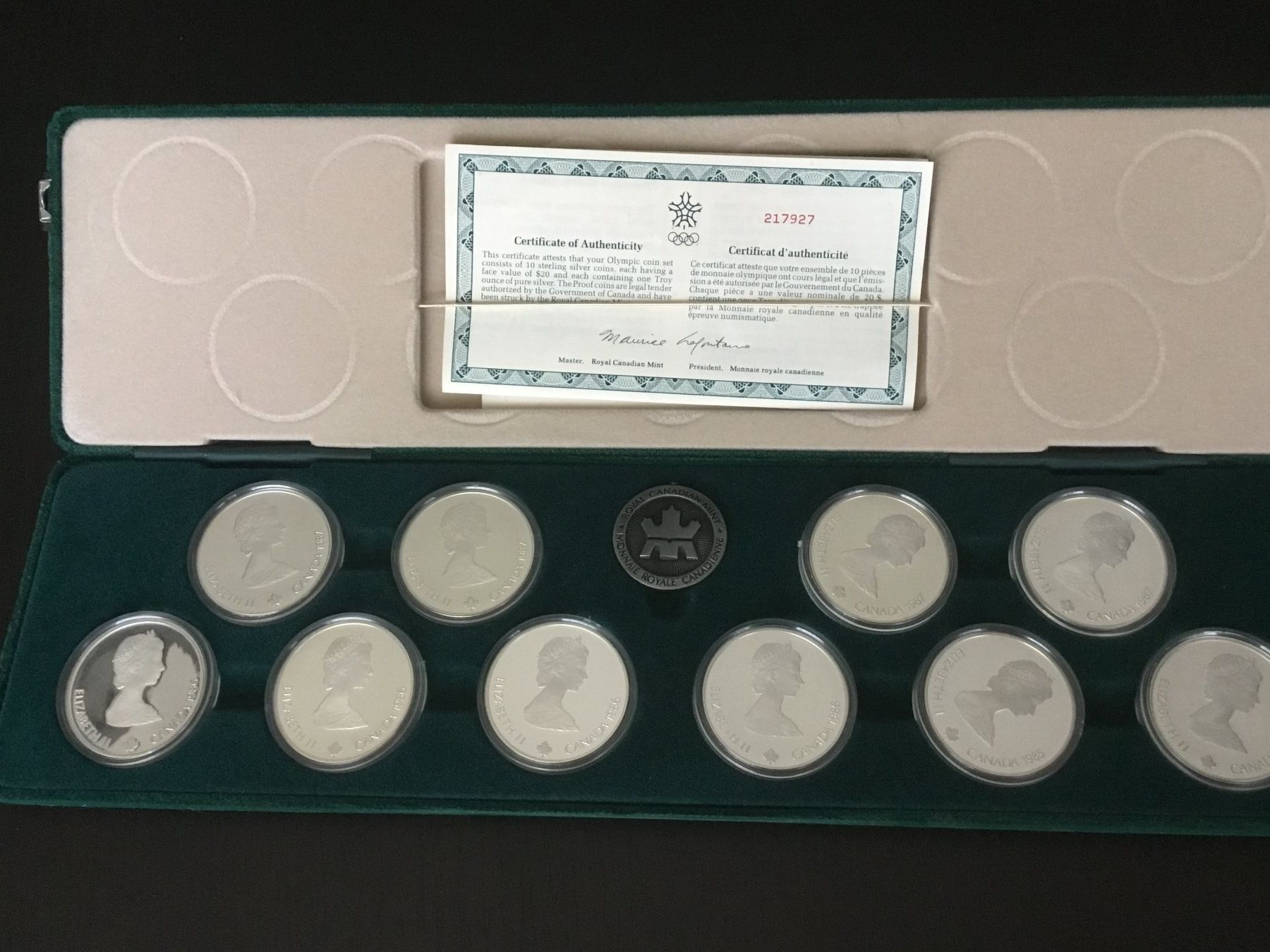 Tutti le monete: Calgary Olympiade 1988 Silbermünzen – Usato da Altendorf venduto da dst66 1