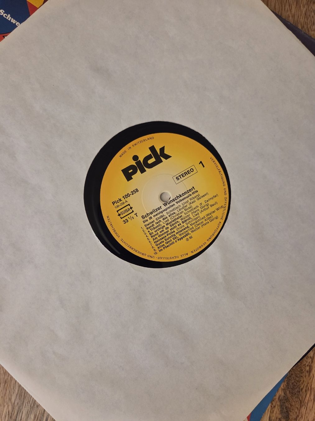Vinyles: Schwiizer Wunschkonzert Schallplatte – D'occasion à Jegenstorf par AloeVera19 2