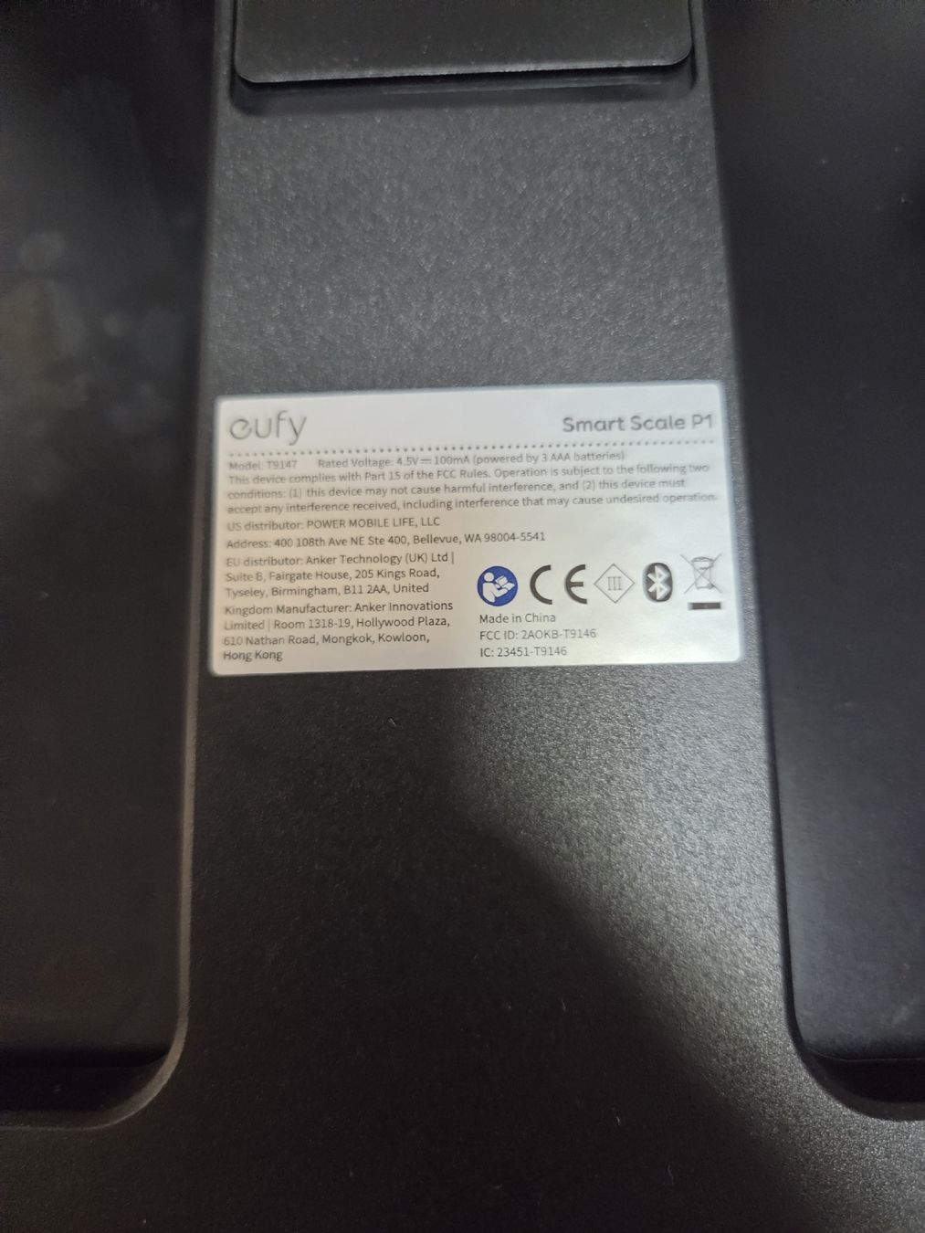 Eufy Bilance pesapersone: Eufy Smartscale P1 – Difettoso da Schlieren venduto da fabianus_maximus 1